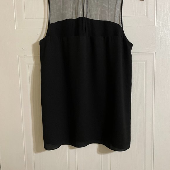 Babaton Black Mesh Tank Blouse - Picture 5 of 9